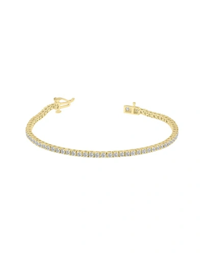 Lab Grown Diamonds 14k 4.00 Ct. Tw. Lab Grown Diamond Tennis Bracelet In Gold