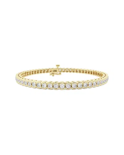 Lab Grown Diamonds 14k 4.02 Ct. Tw. Lab Grown Diamond Bracelet In Gold