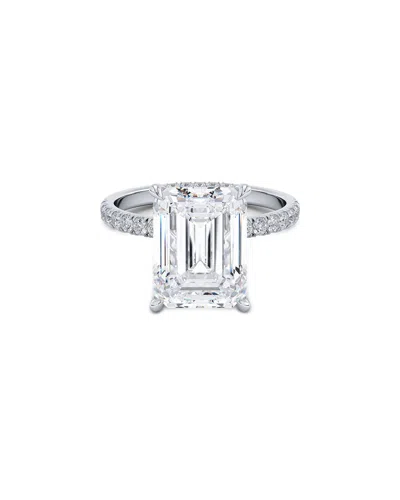 Lab Grown Diamonds 14k 4.50 Ct. Tw. Lab-grown Diamond Ring In Metallic