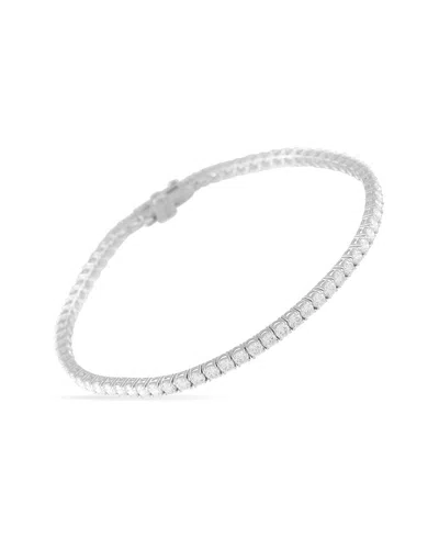 Lab Grown Diamonds 14k 4.00 Ct. Tw. Diamond Bracelet In Metallic