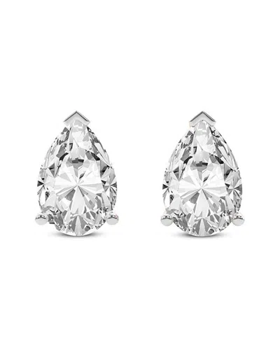 Lab Grown Diamonds 14k 4.00 Ct. Tw. Lab-grown Diamond Earrings In Metallic