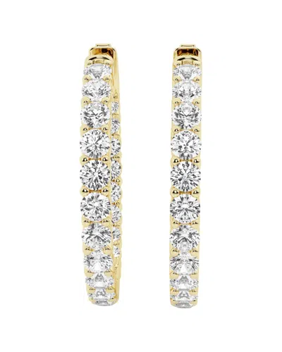 Lab Grown Diamonds 14k 4.00 Ct. Tw. Lab Grown Diamond Inside Out Hoops
