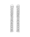Lab Grown Diamonds 14k 4.00 Ct. Tw. Lab Grown Diamond Inside Out Hoops