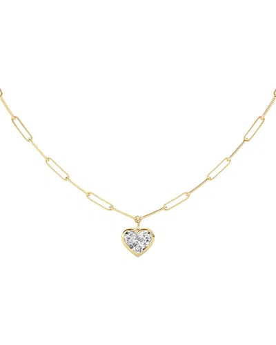 Lab Grown Diamonds 14k 4.00 Ct. Tw. Lab-grown Diamond Necklace In Gold