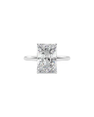 Lab Grown Diamonds 14k 4.00 Ct. Tw. Lab-grown Diamond  Ring In Metallic