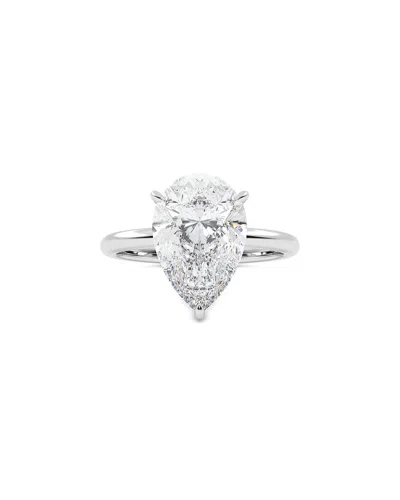 Lab Grown Diamonds 14k 4.00 Ct. Tw. Lab-grown Diamond Ring In Metallic