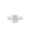 Lab Grown Diamonds 14k 4.00 Ct. Tw. Lab-grown Diamond Ring In Silver