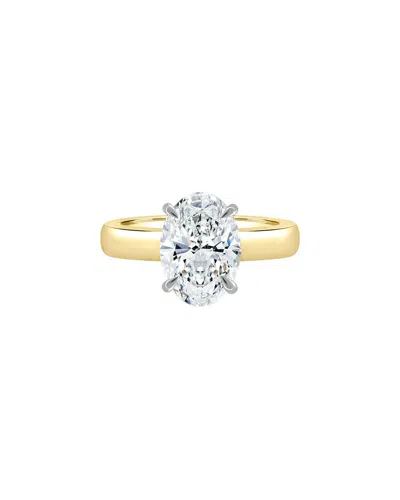 Lab Grown Diamonds 14k 4.00 Ct. Tw. Lab-grown Diamond Ring In Gold