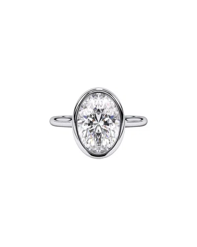 Lab Grown Diamonds 14k 4.00 Ct. Tw. Lab-grown Diamond Ring In Metallic