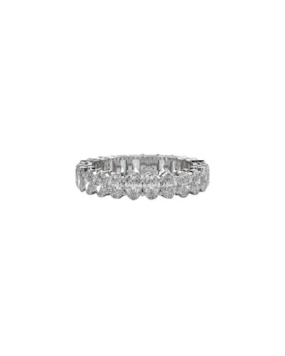Lab Grown Diamonds 14k 4.00 Ct. Tw. Lab-grown Diamond Ring In Silver
