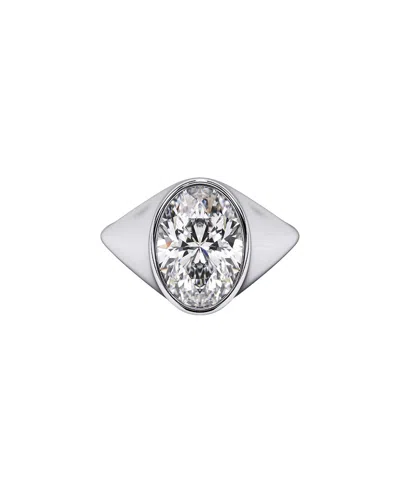 Lab Grown Diamonds 14k 4.00 Ct. Tw. Lab-grown Diamond Ring In Silver