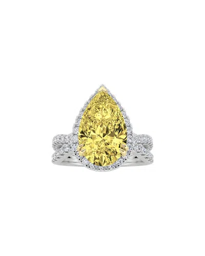Lab Grown Diamonds 14k 4.00 Ct. Tw. Lab-grown Diamond Ring In Metallic