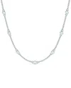 Lab Grown Diamonds 14k 4.00 Ct. Tw. Lab-grown Diamond Station Necklace