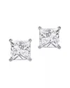 Lab Grown Diamonds 14k 4.00 Ct. Tw. Lab-grown Diamond Studs In Metallic