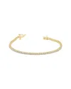 Lab Grown Diamonds 14k 4.00 Ct. Tw. Lab Grown Diamond Tennis Bracelet In Gold