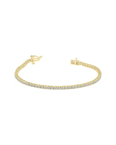 LAB GROWN DIAMONDS 14K 4.00 CT. TW. LAB GROWN DIAMOND TENNIS BRACELET
