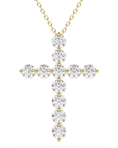 Lab Grown Diamonds 14k 4.00 Ct. Tw. Lab-grown Diamond Necklace In Multi