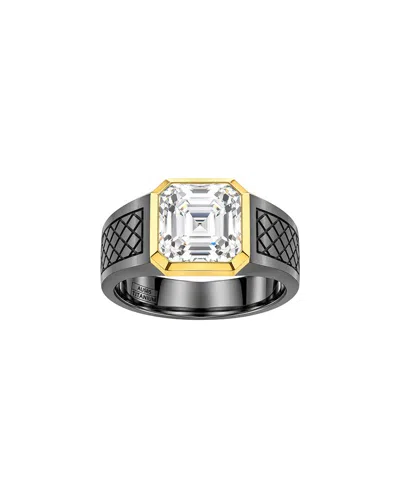 Lab Grown Diamonds 14k 4.00 Ct. Tw. Lab-grown Diamond Solitaire Ring In Black