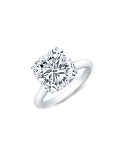 Lab Grown Diamonds 14k 4.01 Ct. Tw. Lab-grown Diamond Ring In Silver