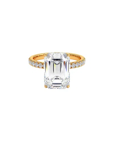 Lab Grown Diamonds 14k 4.05 Ct. Tw. Lab-grown Diamond Ring In Gold