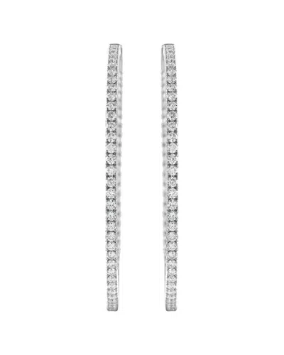Lab Grown Diamonds 14k 4.25 Ct. Tw. Diamond Earring In White
