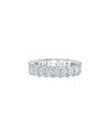 Lab Grown Diamonds 14k 4.25 Ct. Tw. Lab-grown Diamond Ring In Silver