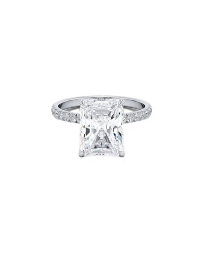 Lab Grown Diamonds 14k 4.50 Ct. Tw. Lab-grown Diamond Ring In Silver