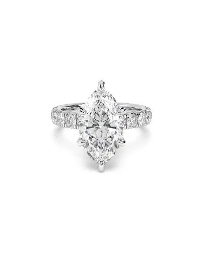 Lab Grown Diamonds 14k 4.60 Ct. Tw. Lab-grown Diamond Ring In Metallic