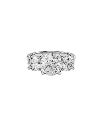Lab Grown Diamonds 14k 4.80 Ct. Tw. Lab-grown Diamond Ring In Metallic