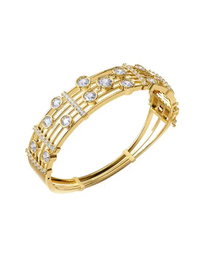 Lab Grown Diamonds 14k 4.92 Ct. Tw. Lab-grown Diamond Cuff Bracelet