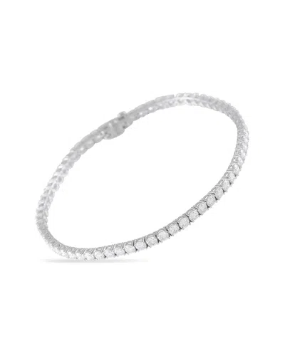 Lab Grown Diamonds 14k 4.95 Ct. Tw. Diamond Bracelet In Metallic