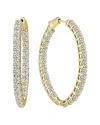 Lab Grown Diamonds 14k 5.00 Ct. Tw. Lab Grown Diamond Hoops