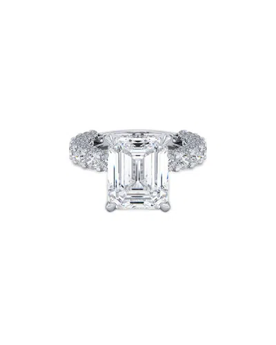 Lab Grown Diamonds 14k 5.00 Ct. Tw. Lab-grown Diamond Ring In Metallic