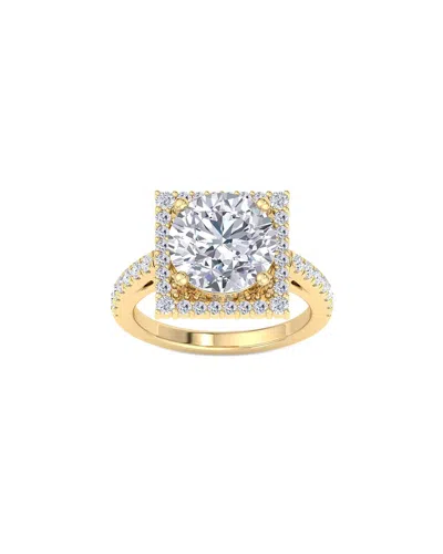 Lab Grown Diamonds 14k 5.00 Ct. Tw. Diamond Ring In Gold