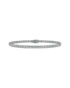 Lab Grown Diamonds 14k 5.00 Ct. Tw. Lab-grown Diamond Bracelet In Silver