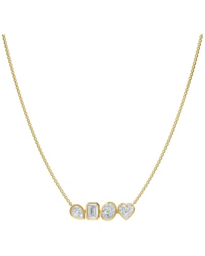 Lab Grown Diamonds 14k 5.00 Ct. Tw. Lab-grown Diamond Necklace In Gold