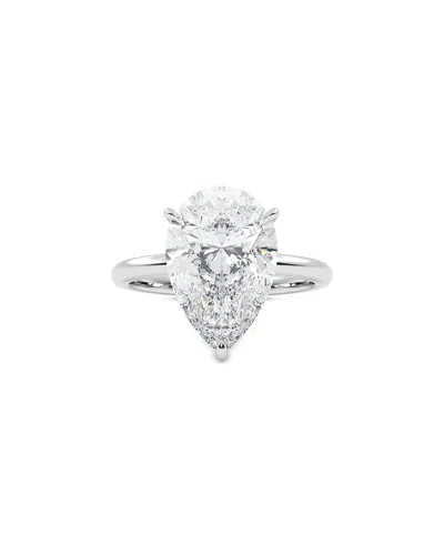 Lab Grown Diamonds 14k 5.00 Ct. Tw. Lab-grown Diamond  Ring In Metallic