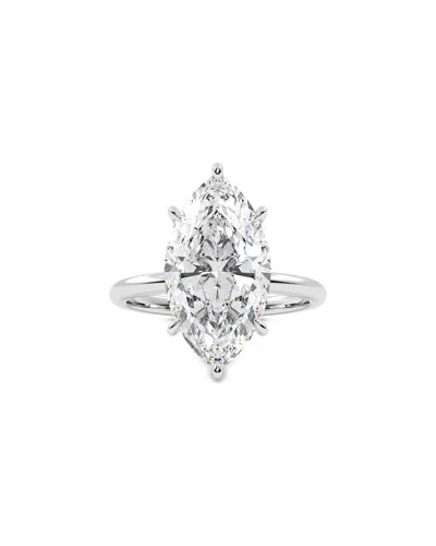 Lab Grown Diamonds 14k 5.00 Ct. Tw. Lab-grown Diamond  Ring In Metallic
