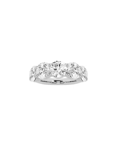 Lab Grown Diamonds 14k 5.00 Ct. Tw. Lab-grown Diamond Ring In Metallic