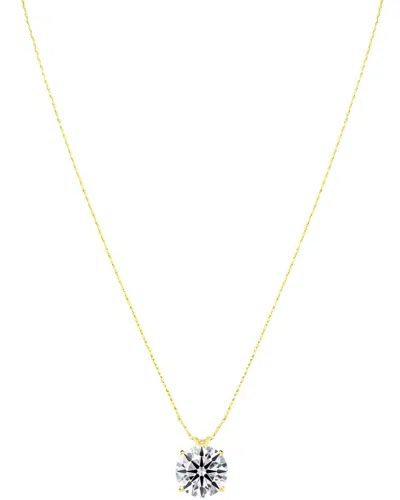 Lab Grown Diamonds 14k 5.00 Ct. Tw. Lab-grown Diamond Solitaire Pendant In Gold