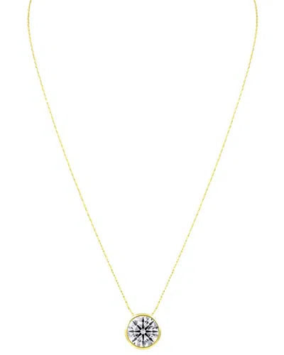 Lab Grown Diamonds 14k 5.00 Ct. Tw. Lab-grown Diamond Solitaire Pendant In Multi