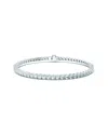 Lab Grown Diamonds 14k 7.00 Ct. Tw. Lab-grown Diamond Tennis Bracelet In Silver