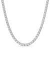 Lab Grown Diamonds 14k 5.00 Ct. Tw. Lab-grown Diamond Tennis Necklace In Metallic