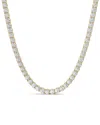 Lab Grown Diamonds 14k 5.00 Ct. Tw. Lab-grown Diamond Tennis Necklace In Gold