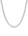 Lab Grown Diamonds 14k 5.00 Ct. Tw. Lab-grown Diamond Tennis Necklace In Metallic