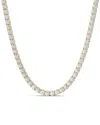 Lab Grown Diamonds 14k 5.00 Ct. Tw. Lab-grown Diamond Tennis Necklace In Metallic