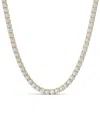 Lab Grown Diamonds 14k 5.00 Ct. Tw. Lab-grown Diamond Tennis Necklace In Silver