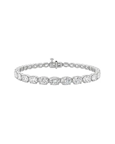 Lab Grown Diamonds 14k 5.00 Ct. Tw. Lab-grown Diamond Fashion Bracelet In Metallic