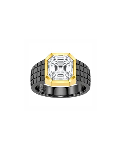 Lab Grown Diamonds 14k 5.00 Ct. Tw. Lab-grown Diamond Solitaire Ring In Black