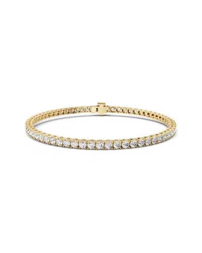 Lab Grown Diamonds 14k 5.00 Ct. Tw. Lab-grown Diamond Tennis Bracelet In Orange